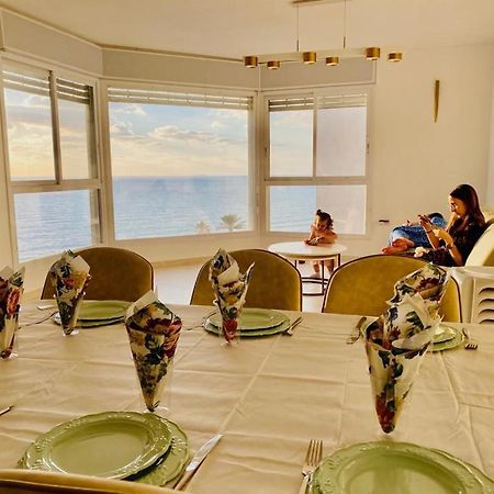 Nitsa Sea View Luxurious Apartment Netanja Buitenkant foto